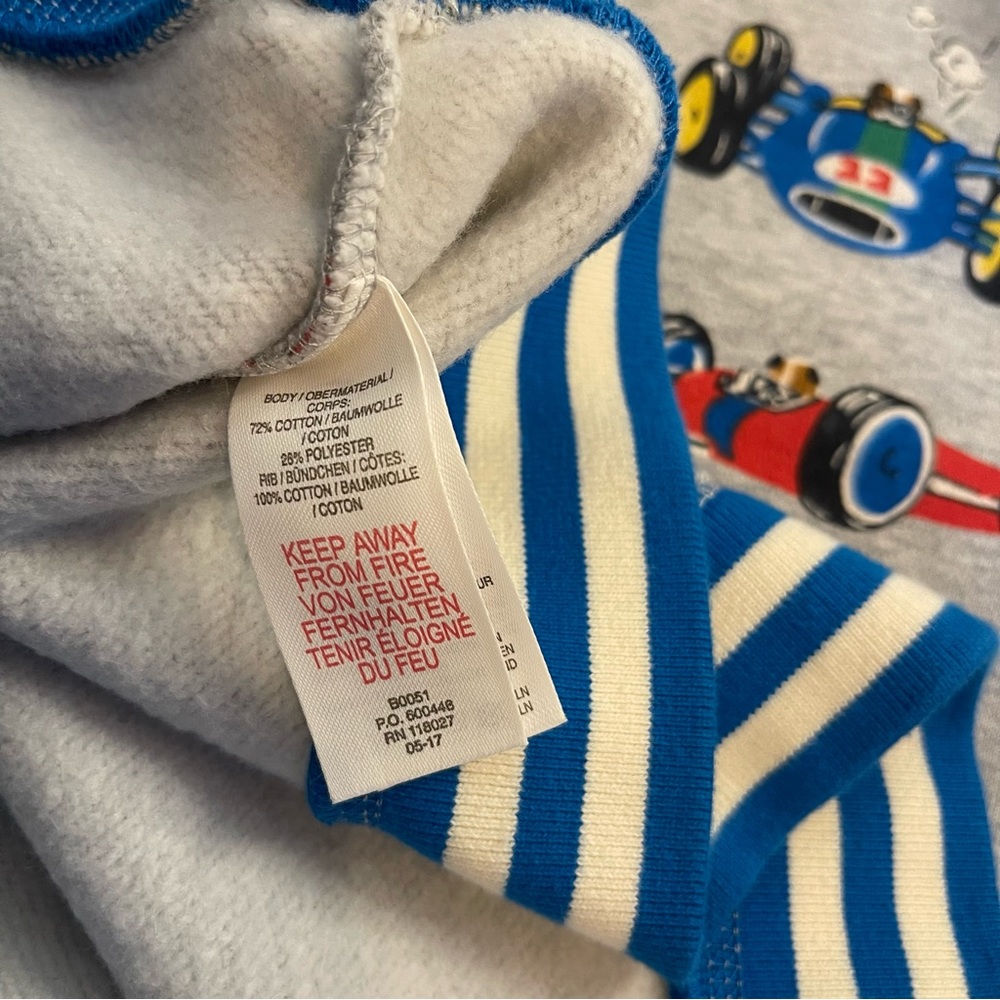 Mini Boden Racing Dog Pattern Sweater NWOT - Picture 5 of 6